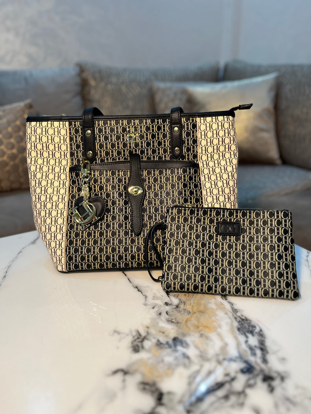 Sac Ch avec portefeuille très chic