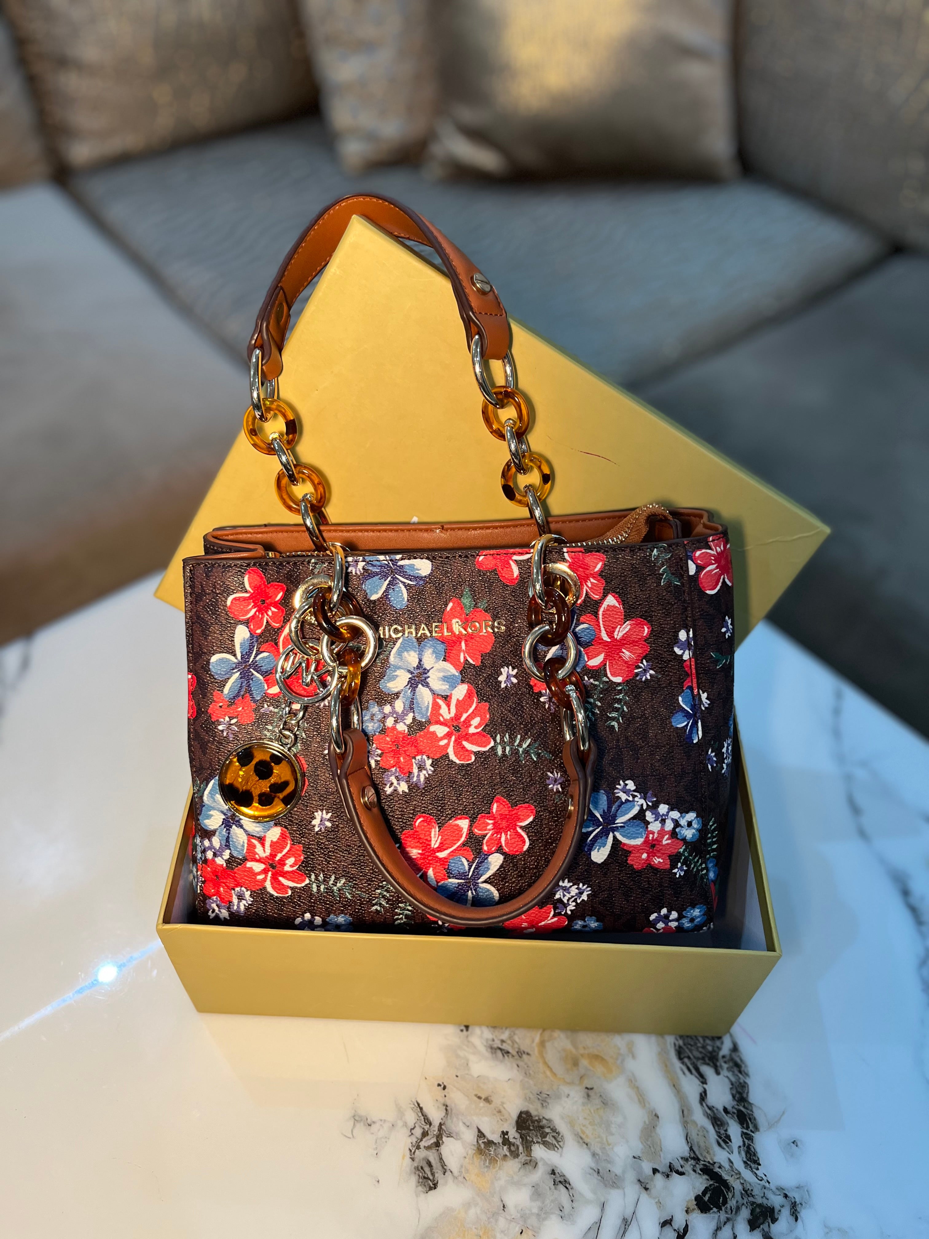 Sac Mk à motif de fleur