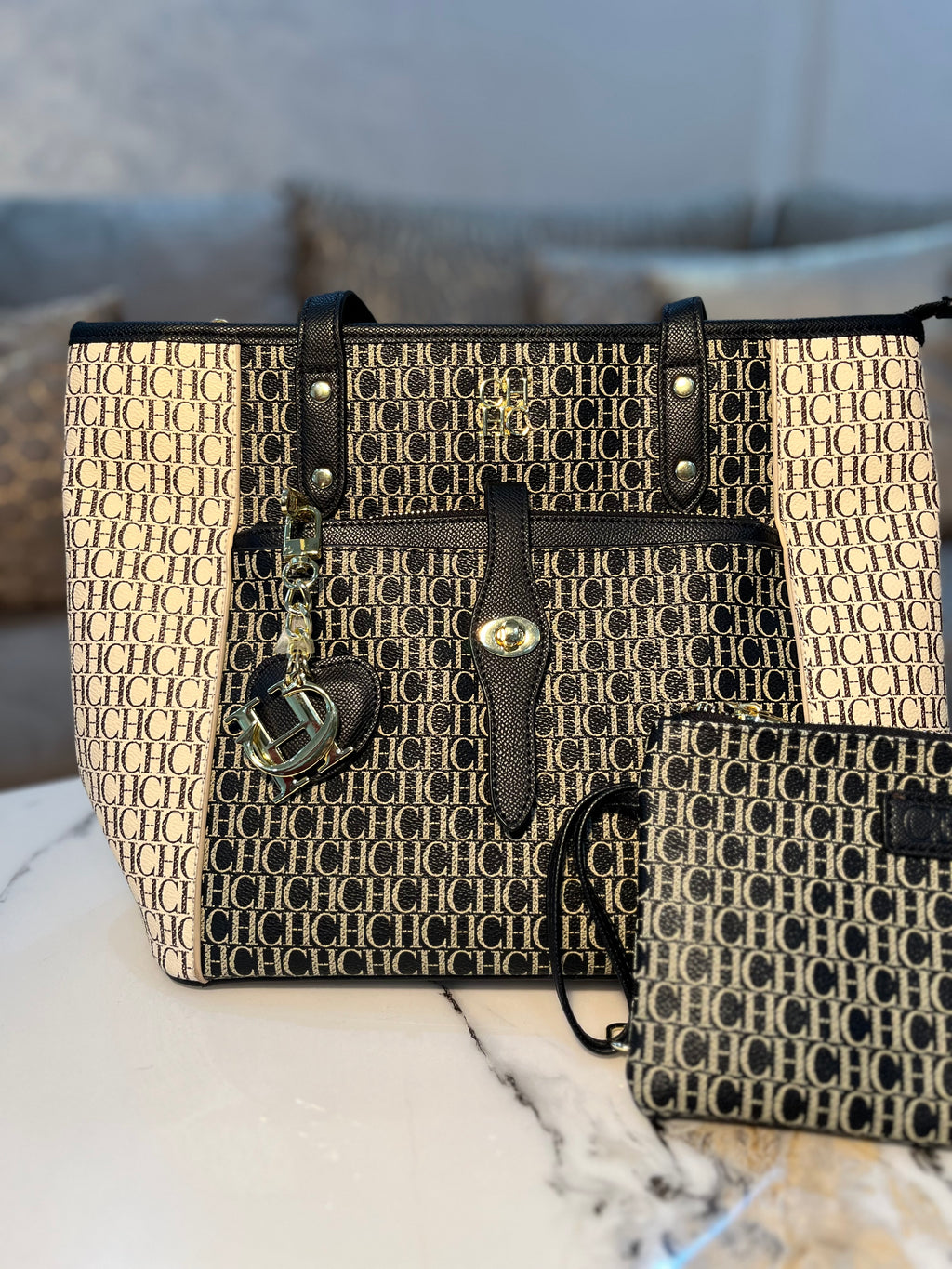 Sac Ch avec portefeuille très chic