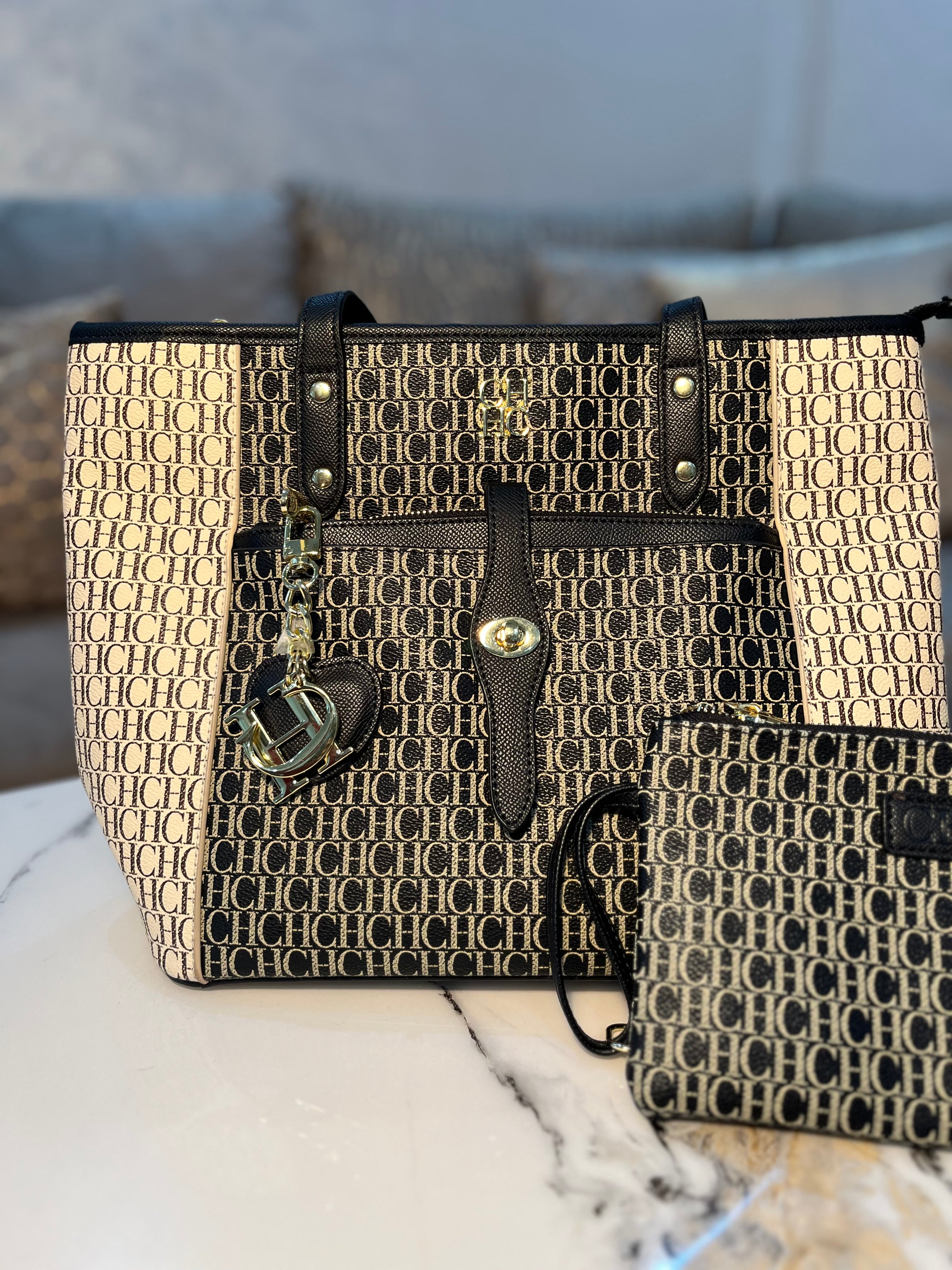 Sac Ch avec portefeuille très chic