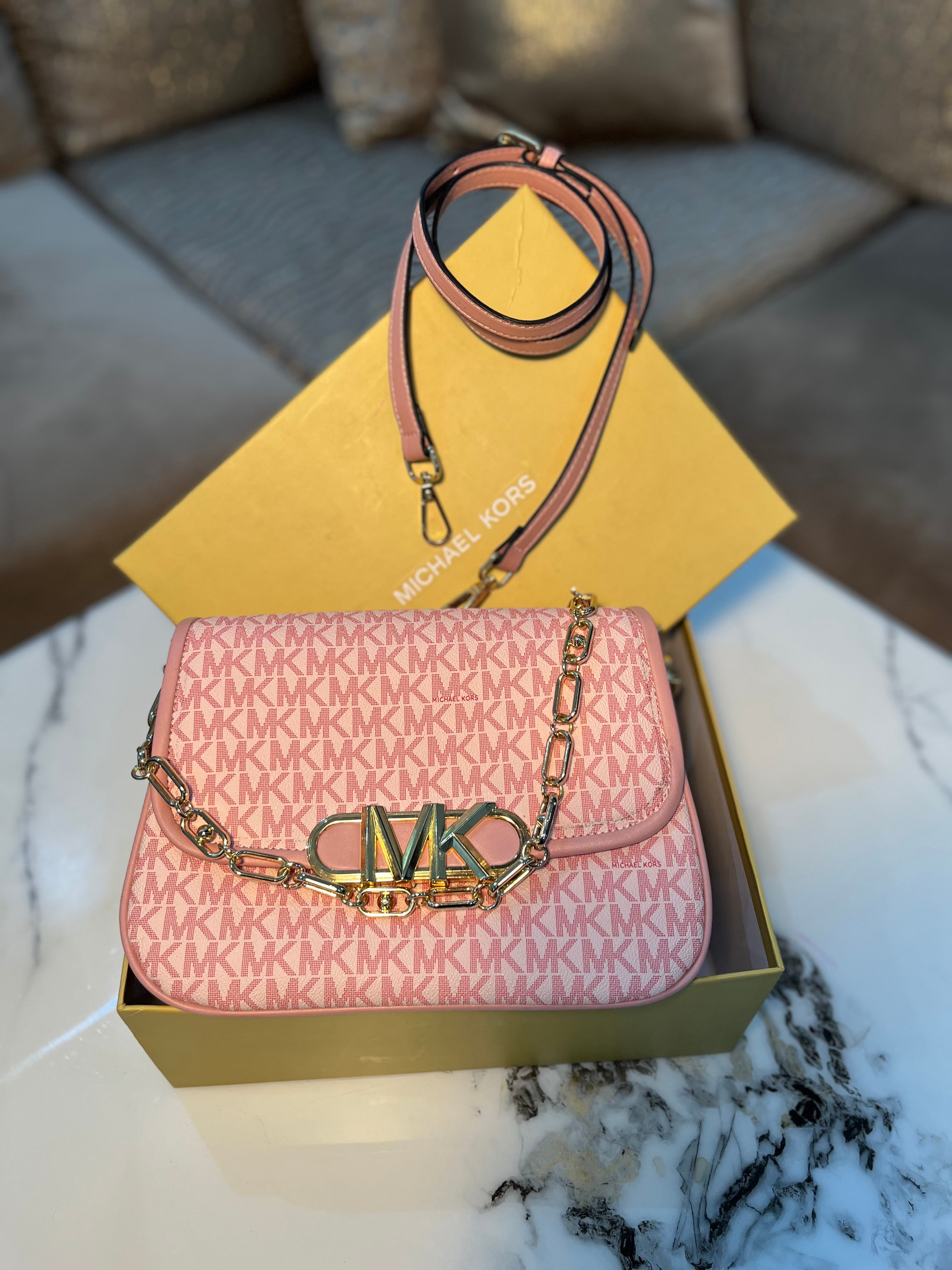 Sac MK rose et doré féminin et tendance